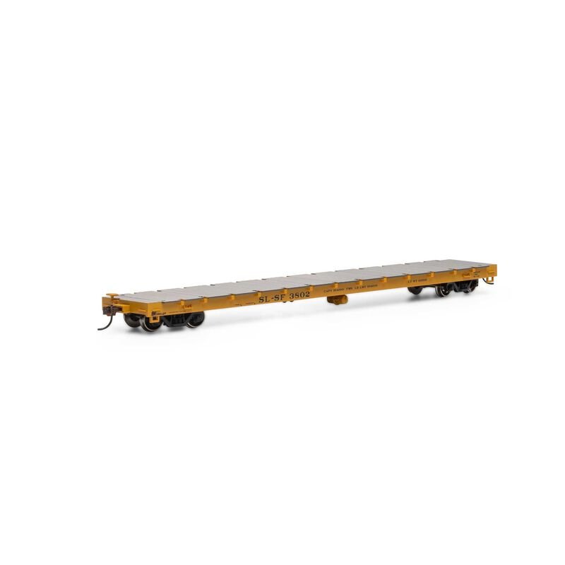 Athearn 92675 HO, 60' Flat Car, Frisco, SLSF, 3802 - House of Trains