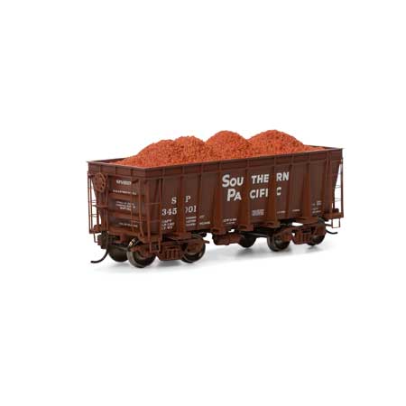 Athearn 97967 HO, 26' Hi-Side Ore Car, Ore Load Included, Southern Pacific, SP, 345001 - House of Trains