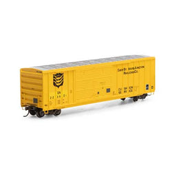 Athearn 98507 HO 50' FMC Offset, Double Door, Box Car, Primed For Grime, BN, 223601 - House of Trains