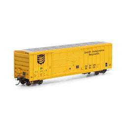 Athearn 98509 HO 50' FMC Offset, Double Door, Box Car, Primed For Grime, BN, 223613 - House of Trains