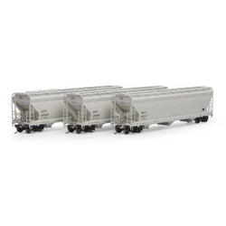 Athearn Genesis 15844 HO, 4600 Covered Hopper, 3-Pack, General Electric Rail Services - House of Trains