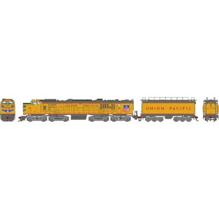 Athearn Genesis 41413, HO, Gas Turbine and Tender, DCC Ready, LED Light, Union Pacific, UP, 70 - House of Trains