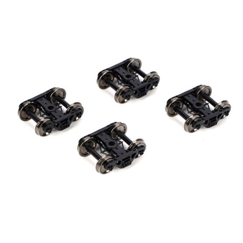 Athearn Genesis 4595 HO, 100 Ton Roller Bearing, Metal Wheels, .110 Tread, 2 Pair - House of Trains