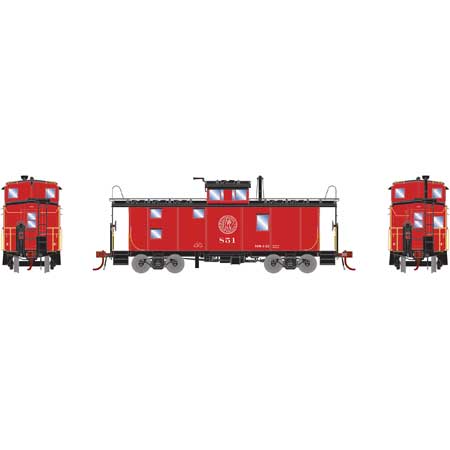 Athearn Genesis 78506 HO ICC Caboose, NCE, LED, Pittsburg and West Virginia, PWV, 851 - House of Trains