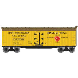 Atlas 20 005 838 HO, 40' Wood Reefer, Brink's and Sons, NADX, 8050 - House of Trains