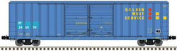 Atlas 20 006 301 HO, 52' FMC 5503 Box Car, Double Door, Southern Pacific, ex GVSR, SP, 246152 - House of Trains