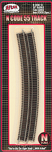 Atlas 2026 N, Code 55, 20" Radius Curve, 6 pcs - House of Trains