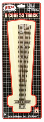 Atlas 2055 N, Code 55, 10 Right Hand, Turnout - House of Trains