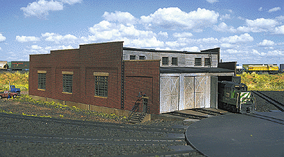 Atlas 2843 N, Roundhouse, 3 Stall, Kit - House of Trains