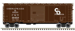 Atlas 50 003 967 N, 40' PS-1 Box Car, Chesapeake Ohio, CO, 18386 - House of Trains