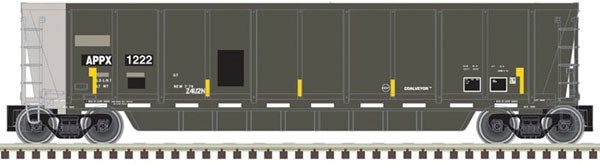 Atlas 50 004 296 N, Coalveyor Bathtub Gondola, Appalachian Railcar Services, APPX, 1247 - House of Trains