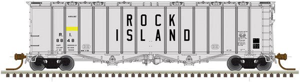Atlas 50 004 790 N, 4180 Airslide Hopper, Rock Island, RI, 8835 - House of Trains