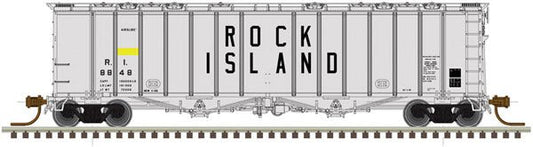 Atlas 50 004 790 N, 4180 Airslide Hopper, Rock Island, RI, 8835 - House of Trains
