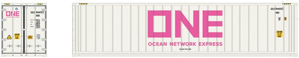 Atlas 50 006 000 N, 40' Refrigerated Container, Ocean Network Express, SZLU, Set 1, 3 Pieces - House of Trains