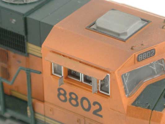 Atlas BLMA 16 N, Modern EMD Cab Sunshades, 2 Pair, Etched Metal - House of Trains