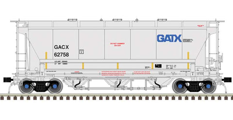 Atlas Master Plus 50 006 220 N, Trinity 3230 Covered Hopper, General American, GACX, 62758 - House of Trains