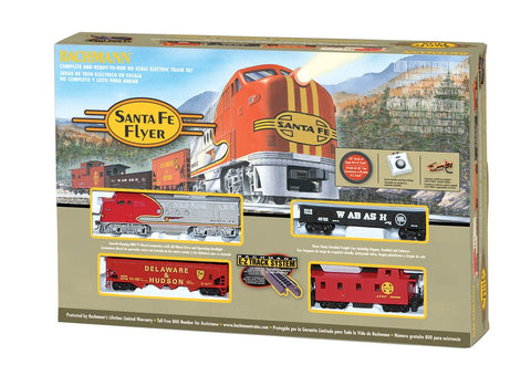 Bachmann 00647 HO Santa Fe Flyer Diesel Set - House of Trains