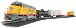 Bachmann 00766 HO, Track King Diesel Set, UP, GP40, 4 Cars - House of Trains