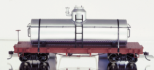 Bachmann 27198 On30, Tank Car, Unlettered, Painted, Silver - House of Trains