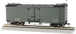 Bachmann 27498 On30, Billboard Reefer, Data Only, Green with Black Roof and Ends - House of Trains