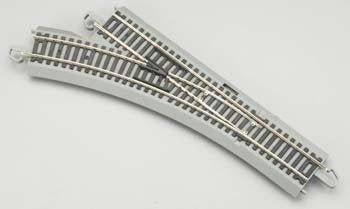 Bachmann 44130 HO Decoder-Equipped E-Z Track Turnout - Left - House of Trains
