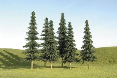 Bachmann Scene Scapes 32004, Spruce Trees, 5" to 6", 6 Trees - House of Trains