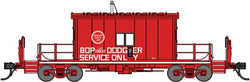 Bluford Shops 24320 N, Transfer Caboose, Short Roof, TP, 13932 - House of Trains