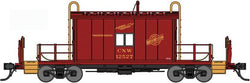 Bluford Shops 25090 N, Transfer Caboose, with Running Boards, CNW, 12527 - House of Trains