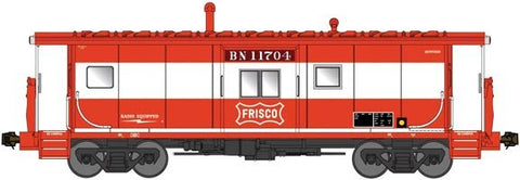 Bluford Shops 44200 N, International Car Bay Window Caboose, Phase 4, Patched Frisco, BN, 11704 - House of Trains