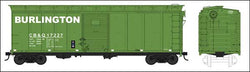 Bowser 42700 HO, 40ft Box Car, Chicago Burlington Quincy, 17227 - House of Trains