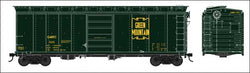 Bowser 42719 HO, 40ft Box Car, Green Mountain Railway, GMRC, 504 - House of Trains
