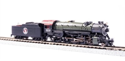 Broadway Limited 3974 N, USRA Heavy Mikado 2-8-2, Paragon 4 DCC/Sound, GN, 3202 - House of Trains