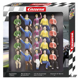 Carrera 21129 1:32, Set of Figures, Grandstand Fans - House of Trains