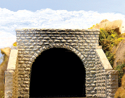 Chooch 8350 HO Cut Stone Tunnel Portal, Double Track - House of Trains