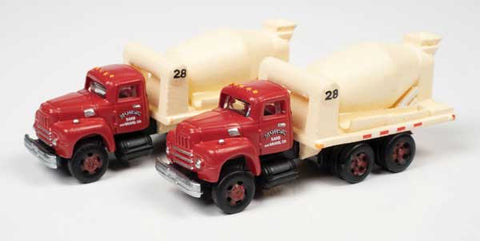 Classic Metal Works 50424 N, 1954 R-190 IH Cement Truck, Morse Sand Gravel, 2 Pieces - House of Trains