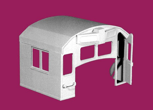 Hi-Tech Details 5000 HO GE Thinwall Cab Kit, 2 Window Cab Pre 1972, 1/pkg - House of Trains