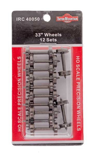 InterMountain 40050 HO 33" Metal Wheelsets - House of Trains