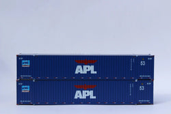 Jacksonville Terminal Company 535006 N, 53' Container, American Presidents Line, APL, 2 Pack - House of Trains