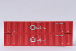 Jacksonville Terminal Company 535067 N, 53' Container, UPHU HUB Patch, UPHU, 2 Pack - House of Trains