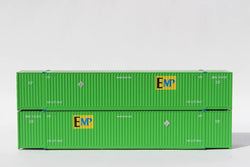 Jacksonville Terminal Company 537025 N, 53' Container, EMP, EMHU, 2 Pack - House of Trains