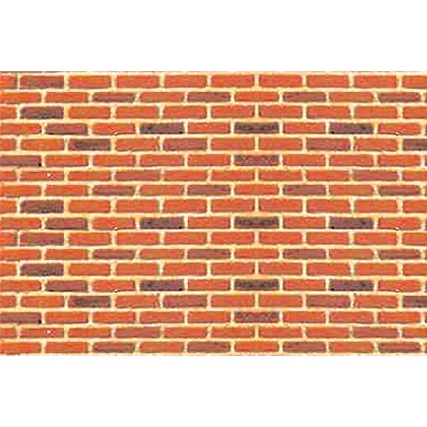 JTT Embossed Pattern Sheet 97422 HO, Brick, 7.5" x 12", 1:100 - House of Trains