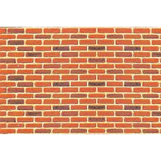 JTT Embossed Pattern Sheet 97422 HO, Brick, 7.5" x 12", 1:100 - House of Trains