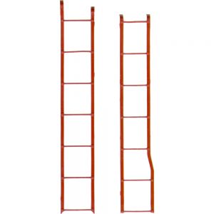 Kadee 2101 HO Scale Ladder Ends and Sides, Red Oxide, 2 Each - House of Trains