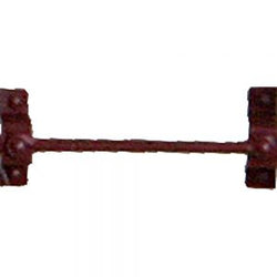 Kadee 2251 HO Scale Side Grab Irons, Boxcar Red, 16 pieces - House of Trains