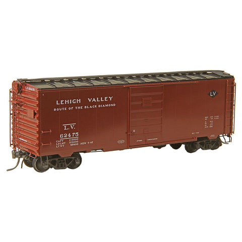 Kadee 4336 HO, 40' PS-1 Box Car with 7' Door, Lehigh Valley, LV, 62475 - House of Trains