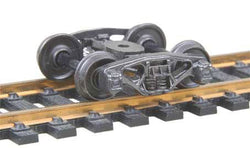 Kadee 550 HO Self Centering Bettendorf Truck, 33" Smooth Backed Wheels - House of Trains