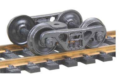 Kadee 555 HO Self Centering ASF 100 Ton Truck, 36" Smooth Backed Wheels - House of Trains
