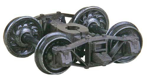 Kadee 583 HO Arch Bar Caboose Self-Centering Trucks, 33" Ribbed Back Wheels - House of Trains