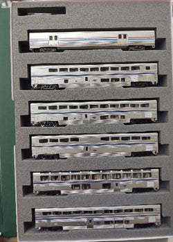 Kato 10-1789-1 N, Amtrak Superliner I, Phase VI, 6 Car Set, Factory Lighting - House of Trains