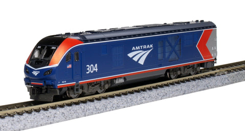 Kato 176-6053 N ALC-42 Charger, DCC Ready, Amtrak, Phase VI, 304 - House of Trains